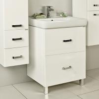 Тумба с раковиной Aquaton Америна Н 70 белая, напольная