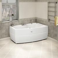 Акриловая ванна Radomir Аризона 170х100 см Chrome с гидромассажем