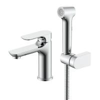 Смеситель для раковины Raglo R03.12 с гигиеническим душем, хром