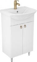 Тумба под раковину Triton Реймс 50 напольная, 2 двери, белая