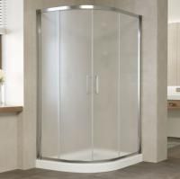 Душевой уголок Vegas Glass ZS-F 120*80 08 10 профиль глянцевый хром, стекло сатин