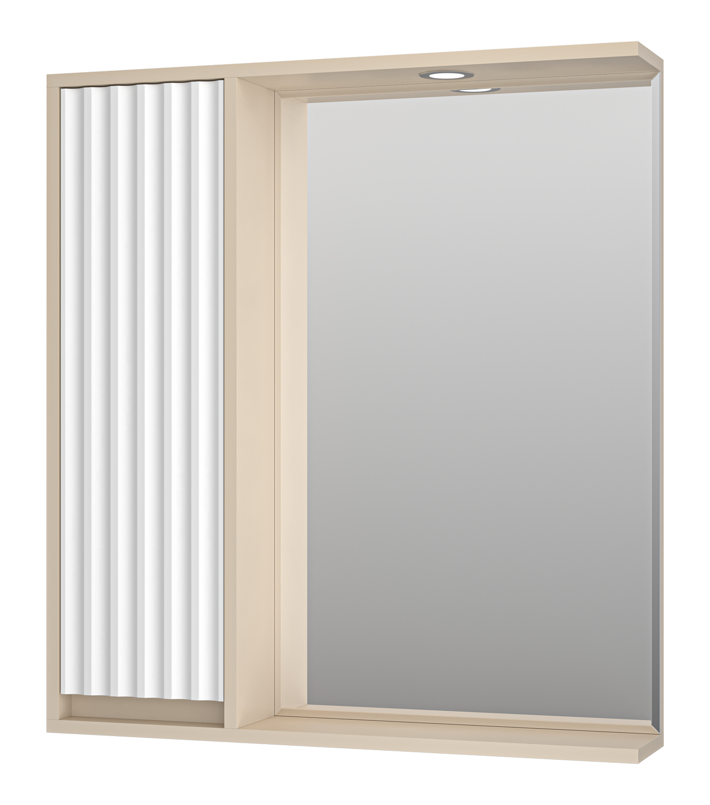 Зеркало Brevita Balaton 75 L, бежевое