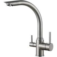 Смеситель для кухни Haiba HB70304 сталь