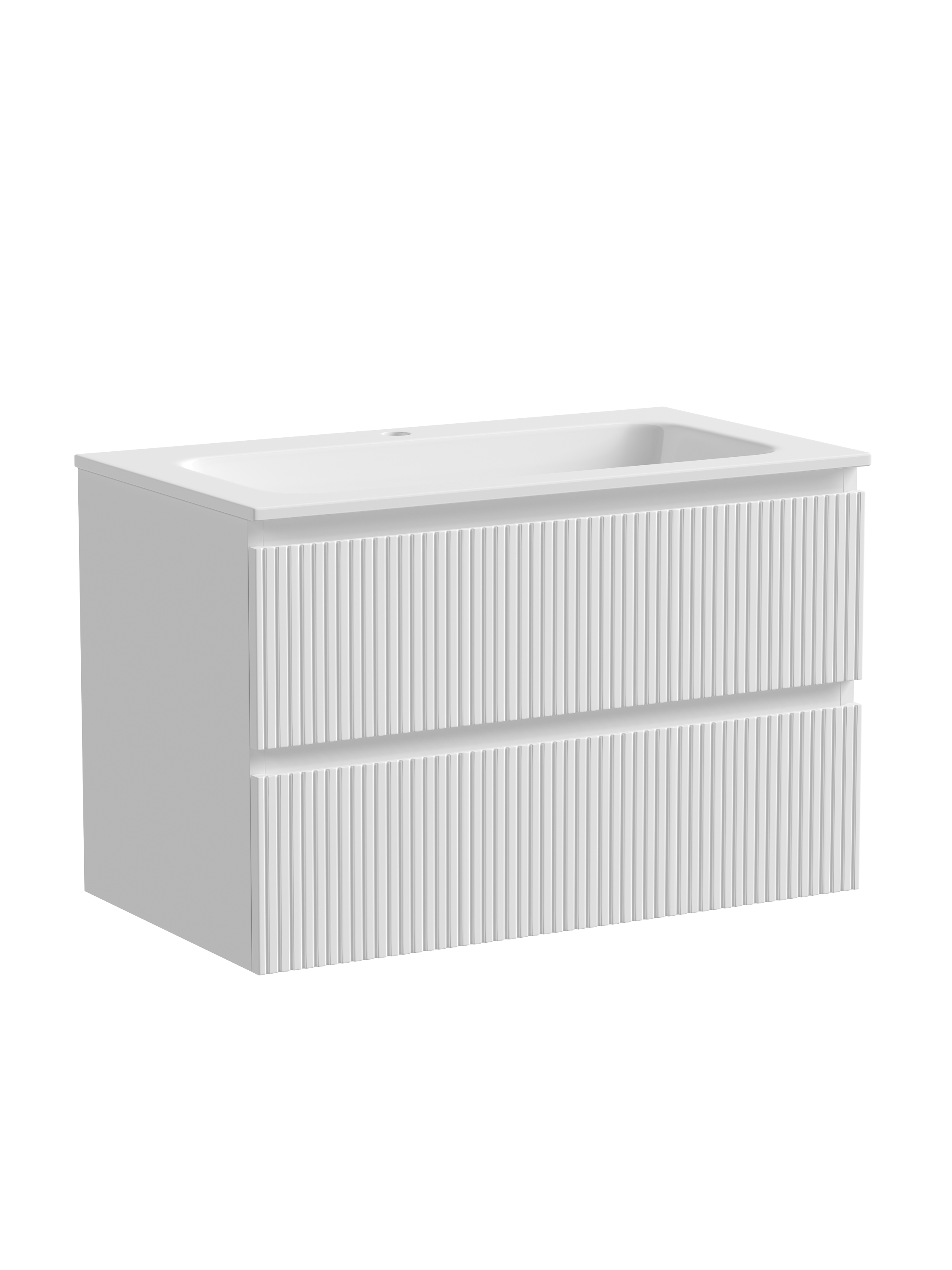 Тумба с раковиной Sancos Snob T 80 Bianco SNT80W, подвесная