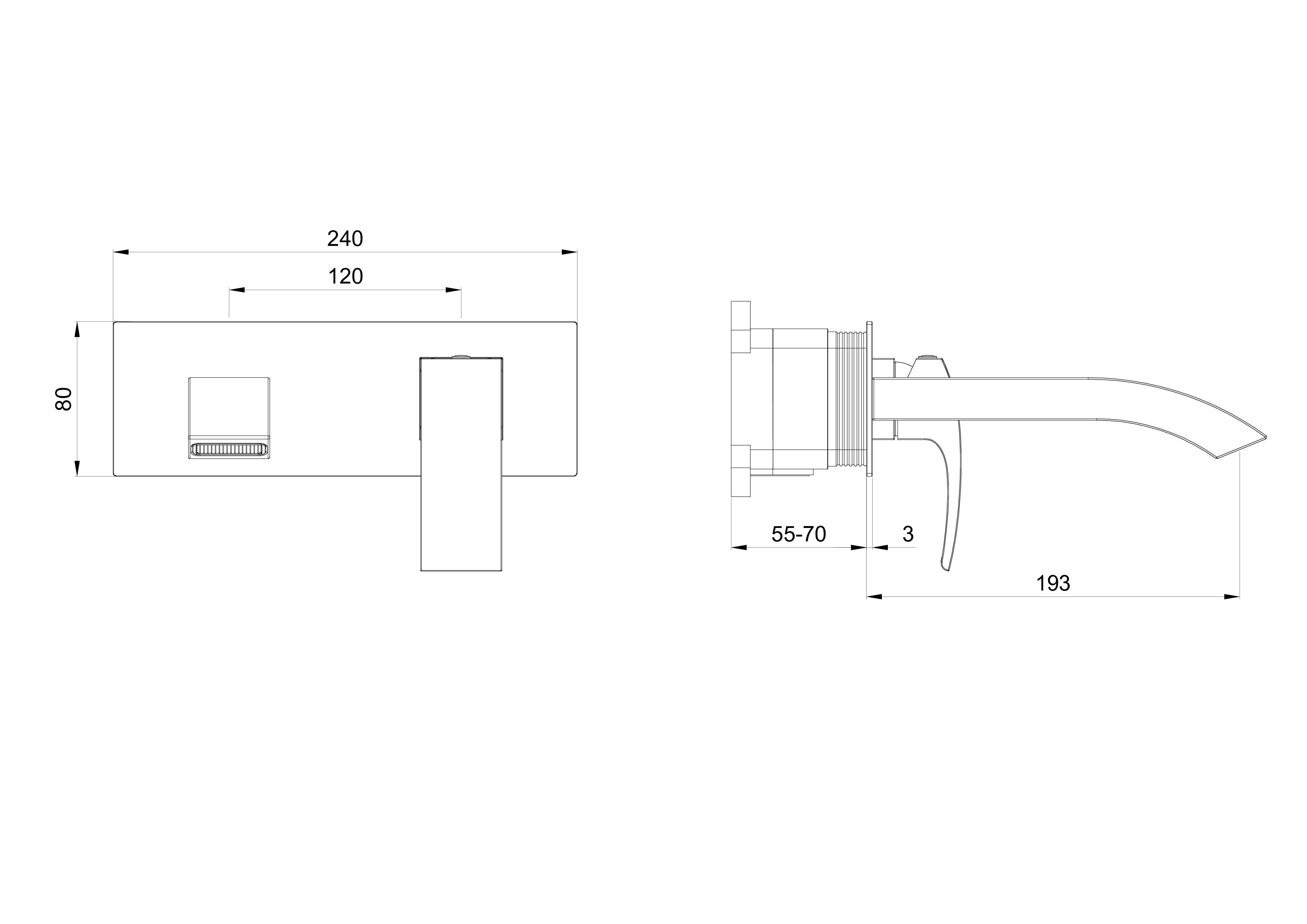 Смеситель для раковины Wonzon & Woghand Fit WW-88869009-CR