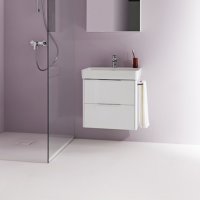 Тумба с раковиной Laufen Base 4.0223.2.110.261.1 белая глянцевая