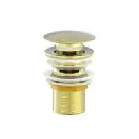 Донный клапан для раковины Wonzon & Woghand WW-88SS01-BG с переливом