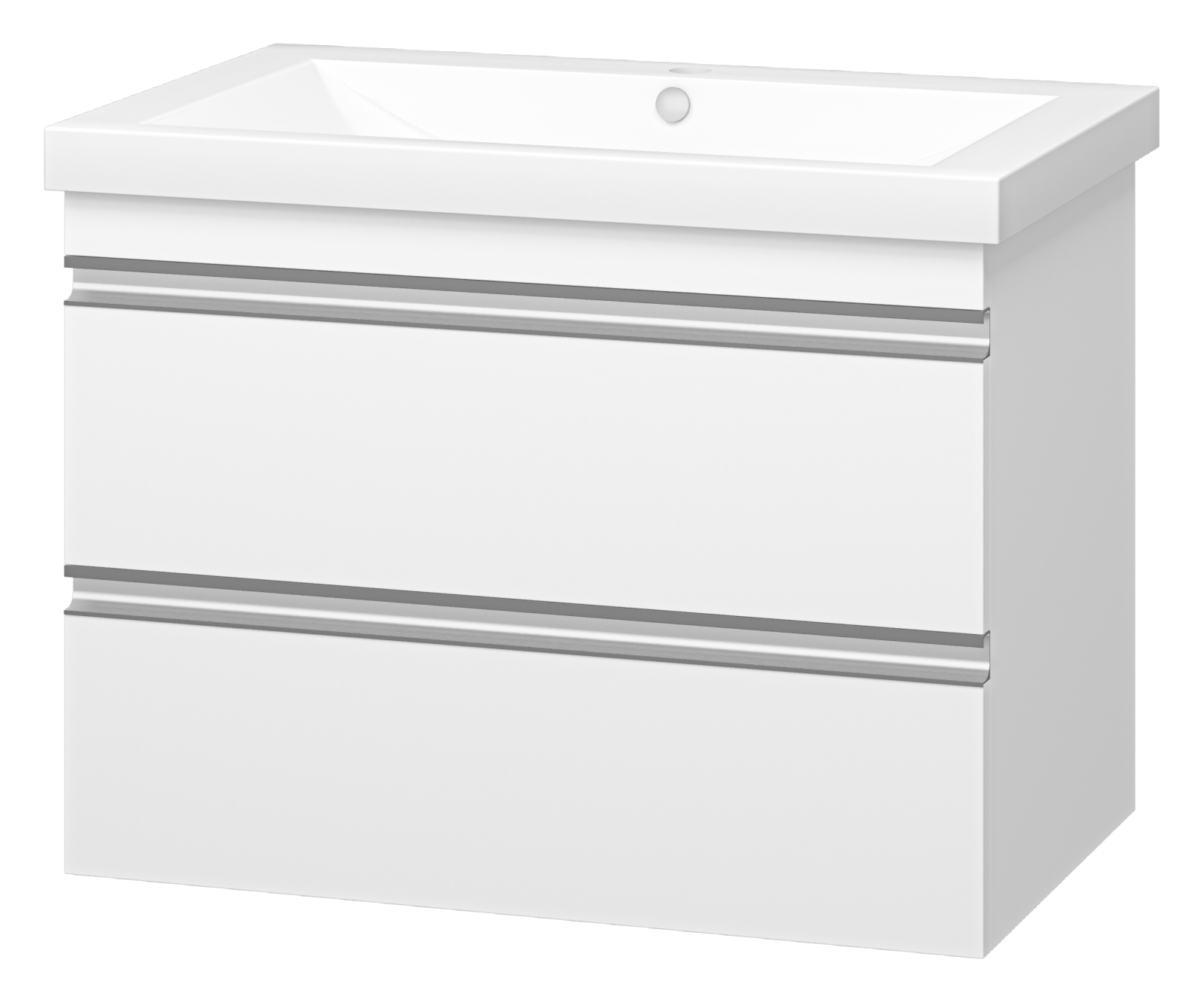 Тумба с раковиной Misty Ингрид 75 подвесная