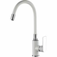 Смеситель для кухни Haiba HB73505-8 белый/хром