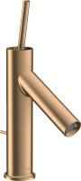 Смеситель для раковины Axor Starck 10111140 шлифованная бронза