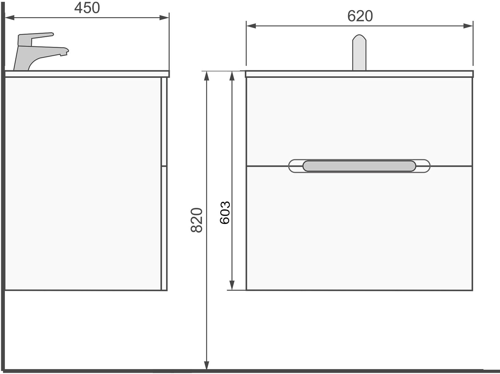 Мебель для ванной dwg