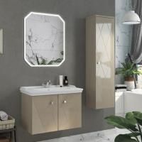 Мебель для ванной Comforty Кремона 80, подвесная, латте