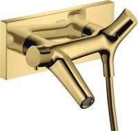 Смеситель для ванны Axor Starck Organic 12410990 термостат, полированное золото