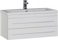 Тумба под раковину Aquanet Верона 90 подвесная белая