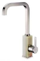 Смеситель для кухни Zorg Stone ZR 370 Y crema nickel