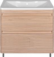 Тумба под раковину Style Line Атлантика 80 Люкс Plus, напольная, ясень перламутр