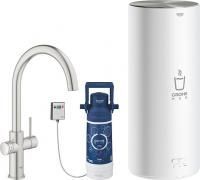 Смеситель для кухни Grohe Red II Duo 30079DC1 с водонагревателем