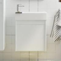 Тумба с раковиной Art&Max Family 50 R подвесная, Bianco Lucido