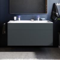 Тумба с раковиной Am.Pm Inspire V2.0 120 графит матовый