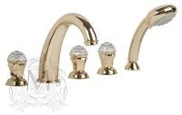 Смеситель на борт ванны Migliore Korona Swarovski ML.KRN-4780 Do
