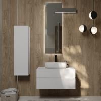 Мебель для ванной Raval Decent 80 белая глянцевая