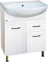 Тумба под раковину Misty Уют 60 с 1 ящиком белая