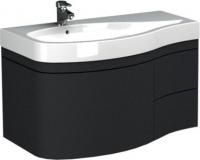 Тумба под раковину Aquanet Опера 1-115 черная с ящиком L