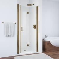 Душевая дверь в нишу Vegas Glass GPS 70 05 crystalvision R профиль бронза, стекло crystalvision