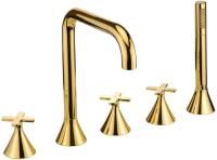 Смеситель на борт ванны Migliore Sirius 28172 золото
