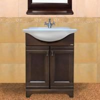 Тумба с раковиной Misty Рим 65 орех