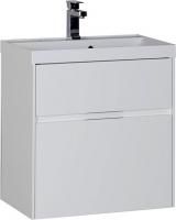 Тумба под раковину Aquanet Латина 60 2 ящика белая