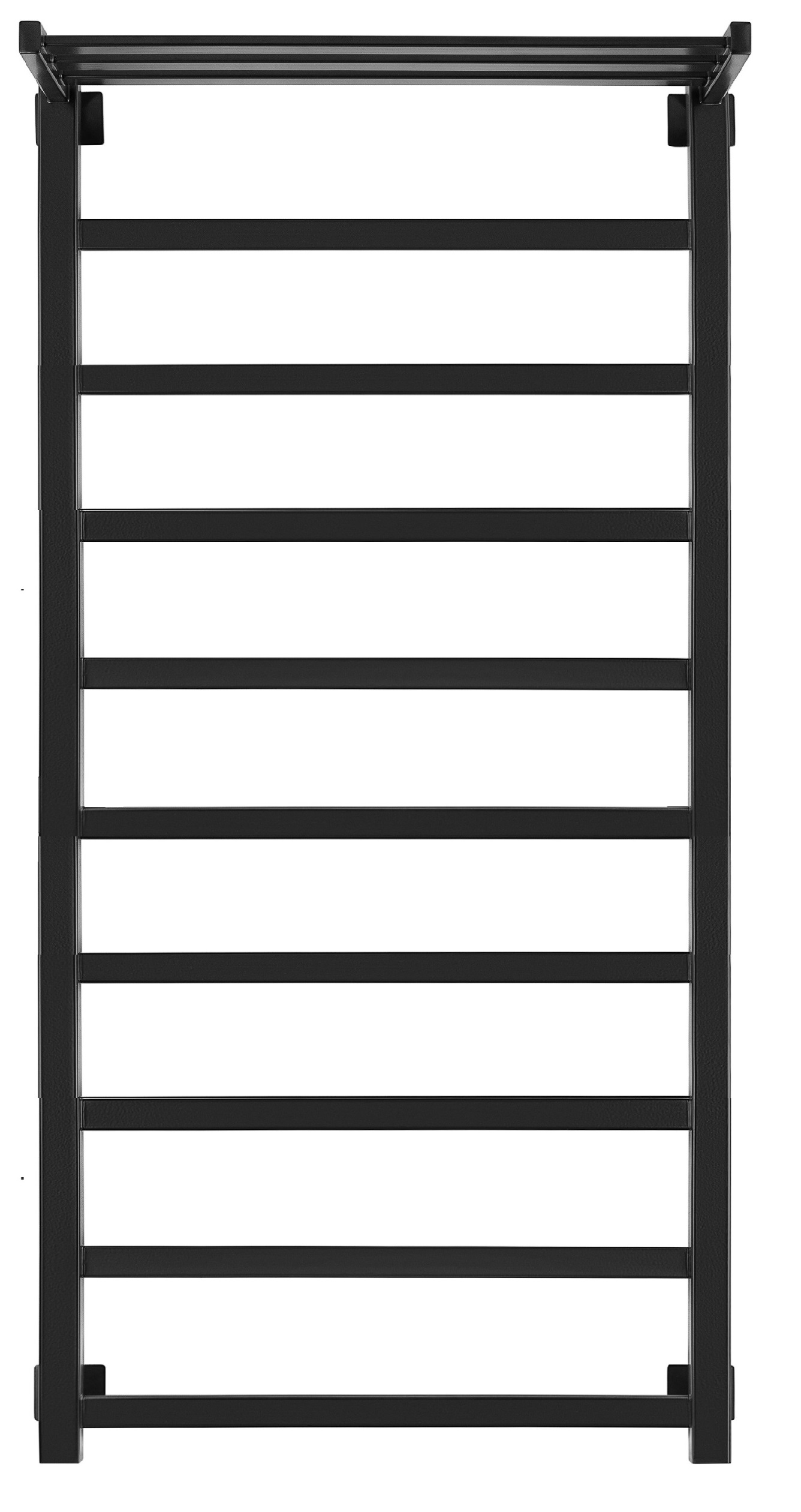 Полотенцесушитель электрический Secado Корсико 1 СП 120/60 R, черный матовый