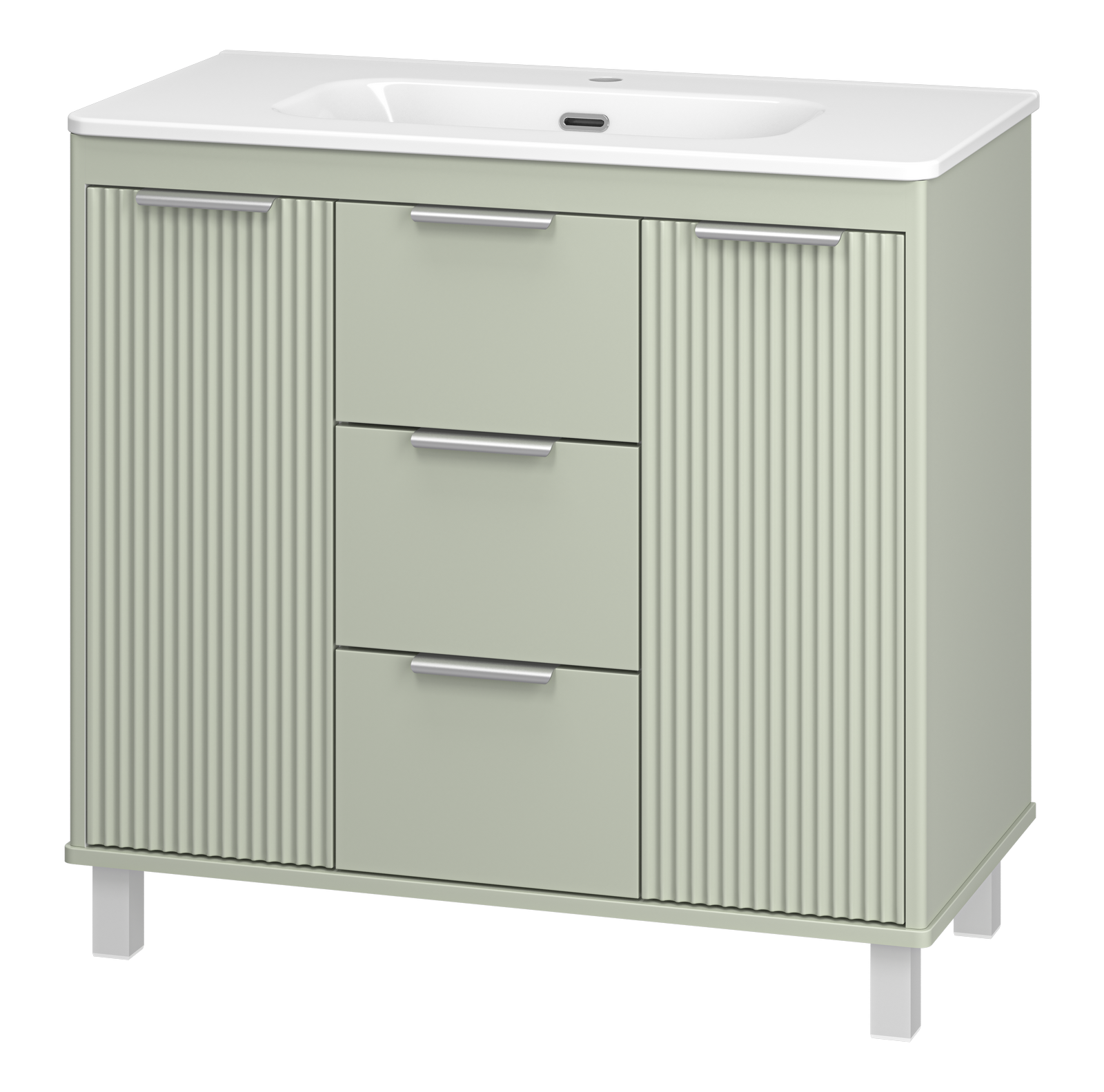 Тумба с раковиной Brevita Risacca Pistachio 90