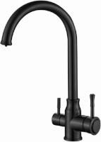 Смеситель для кухни Zorg Steel Hammer SH 763 INOX GRAFIT PVD