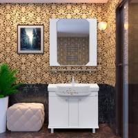 Мебель для ванной Misty Виола 73 белая эмаль