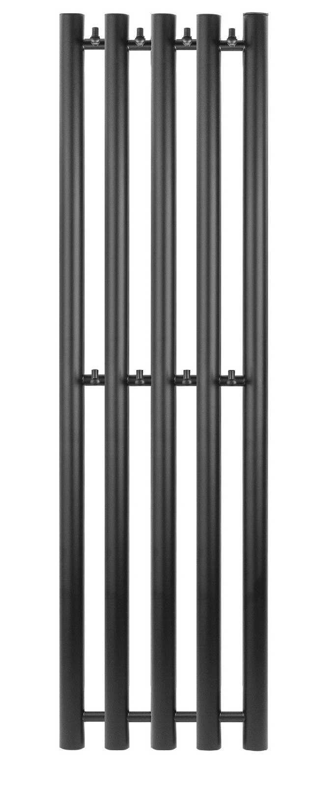 Полотенцесушитель водяной Secado Бергамо 5К 1300/280, черный матовый