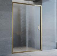 Душевая дверь в нишу Vegas Glass ZP 130 05 02 профиль бронза, стекло шиншилла
