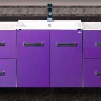 Тумба под раковину Misty Атланта 60 сиреневая