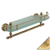Полка Migliore Mirella ML.MRL-M040.DO с полотенцедержателем, золото
