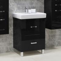 Тумба под раковину Aquaton Америна Н 60 черная