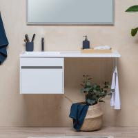 Тумба с раковиной Aquanet Токио 48 1 ящик