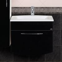 Тумба под раковину Misty Корсика 70 черный рояль