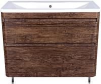 Тумба под раковину Style Line Атлантика 100 Люкс Plus, напольная, старое дерево