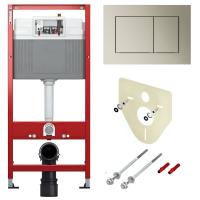 Инсталляция для унитаза Tece TECEbase 9240418 с клавишей смыва