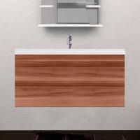 Тумба с раковиной Am.Pm Gem 75 орех, с 1 ящиком