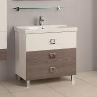 Тумба с раковиной Aquaton Стамбул 85 М лиственница