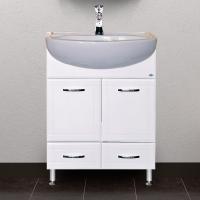 Тумба с раковиной Misty Уют 60 с 2 ящиками