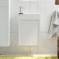 Тумба с раковиной Art&Max Family 40 R подвесная, Bianco Lucido