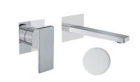 Смеситель для раковины Fiore Kube 100BB7597, белый