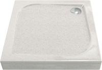 Поддон для душа Good Door Квадро 100 Лэйси (бежевый)